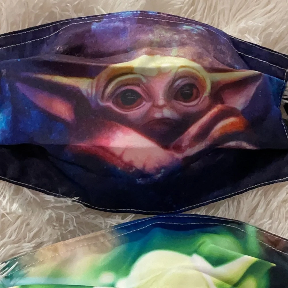 6/$20 New set/2 Yoda face masks